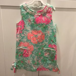 Lilly Pulitzer shift dress.